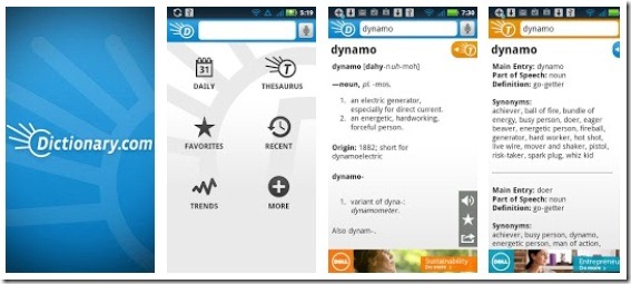 Dictionary.com screenshot