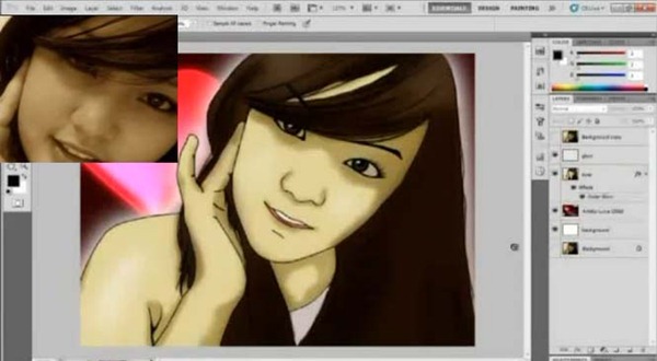 Adobe Photoshop Cartoon effect tutorial copy