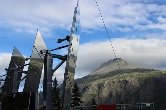 Norwegian town, Rjikan's giant mirrors