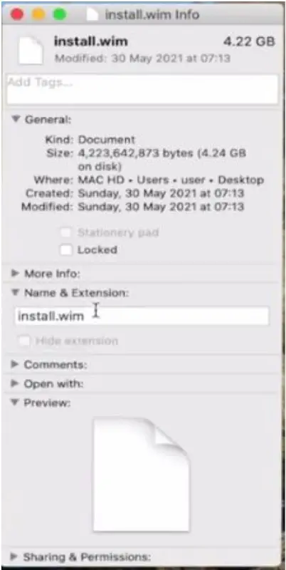 Installing Windows 11 on Mac
