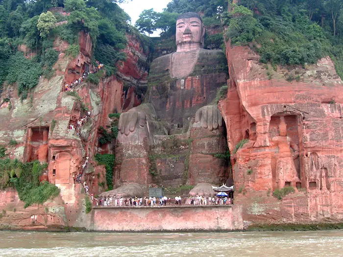 Image Of The Leshan Giant Buddha Statue