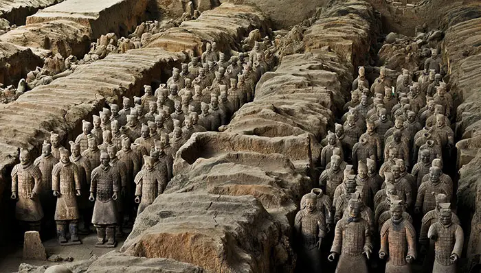 Image Of The Terracotta Army Statue