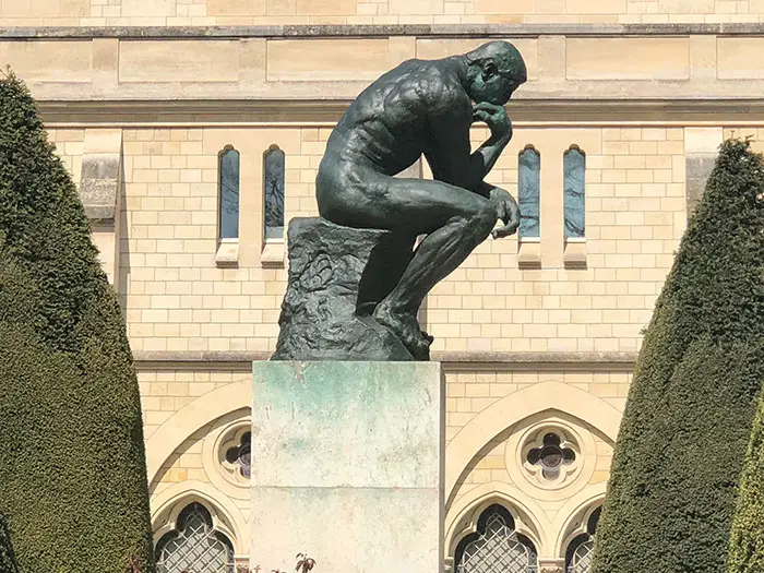 Image Of The Thinker Statue