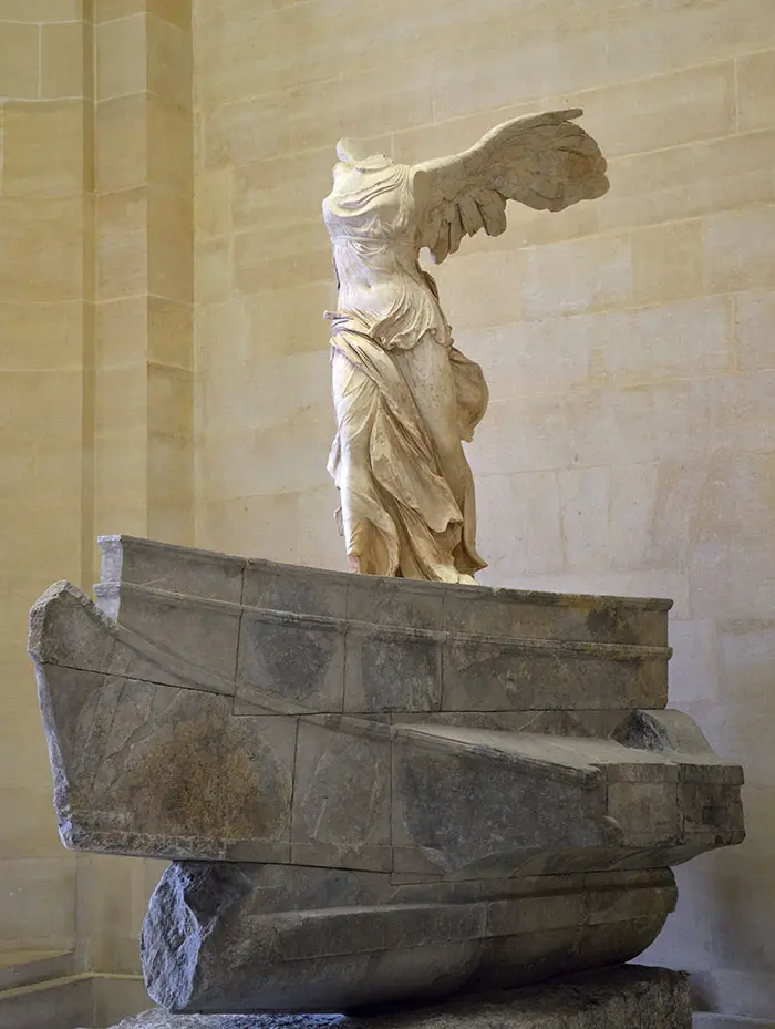 Image Of Winged Victory Of Samothrace Statue