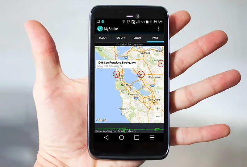 Myshake Earthquake Alert App