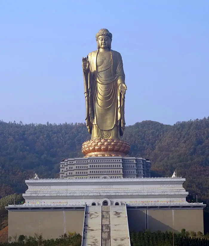 Spring Temple Buddha Statue