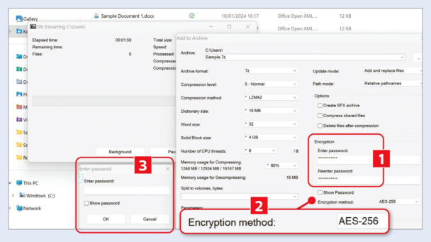 Password Protecting Files And Folders With 7 Zip