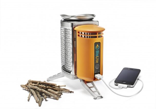 Cell Phone Charger That Works While You Burn Wood