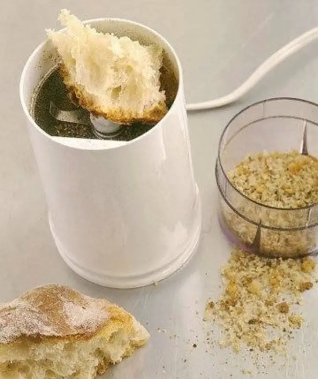 Clean A Spice Grinder With Bread