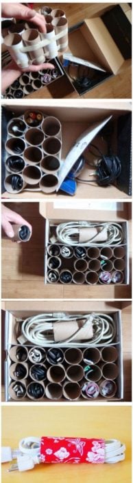 Closet Organizing - Cables