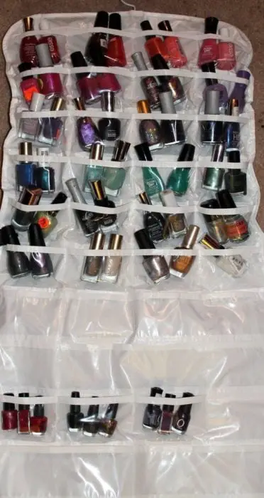 Closet Organizing - Ordering Nail Polishes