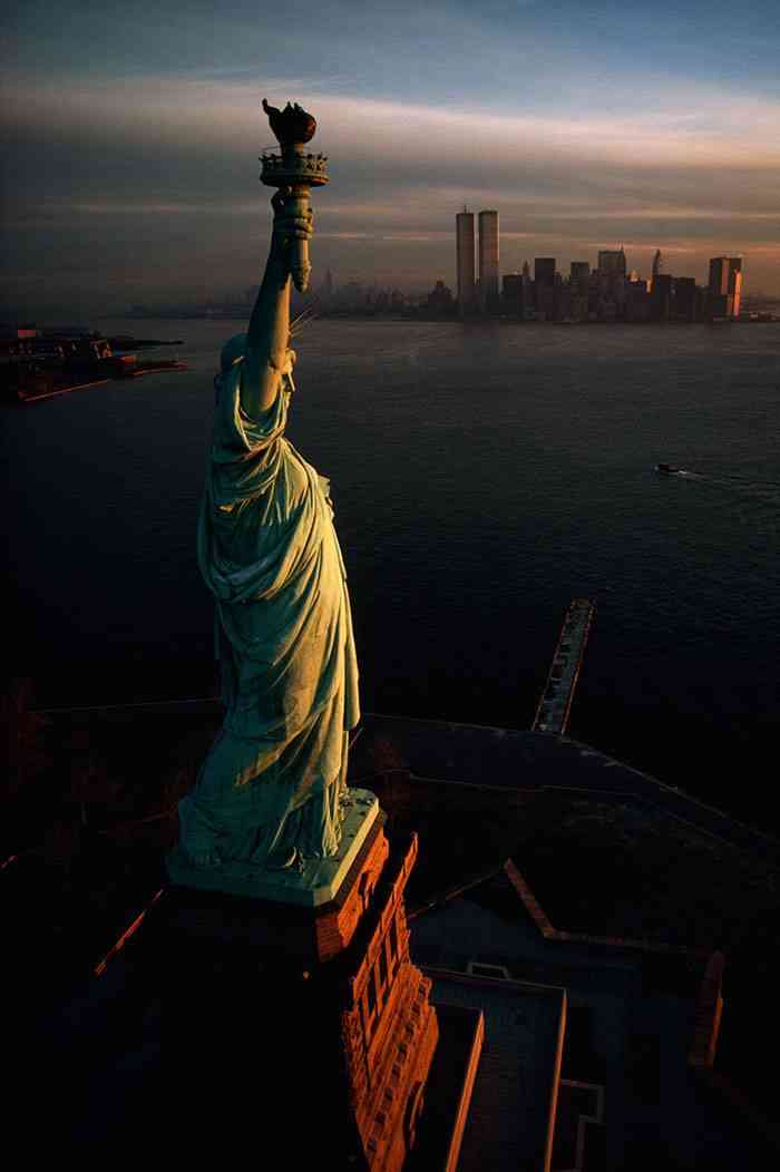 Dawn From The Statue Of Liberty