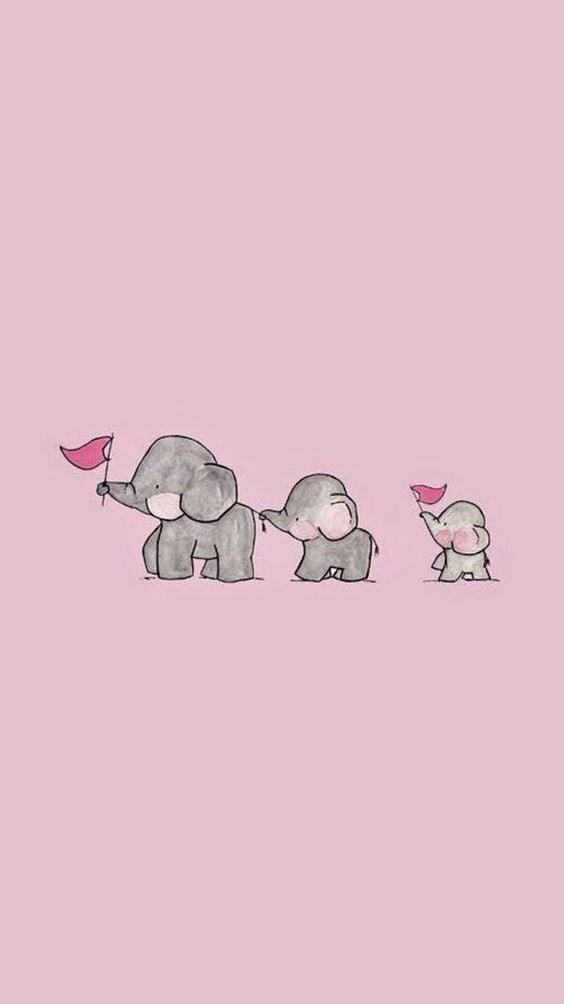 Elephant Family wallpaper image