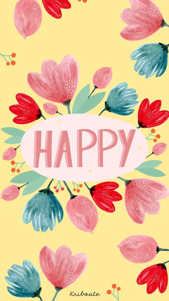 Happy Flowers wallpaper