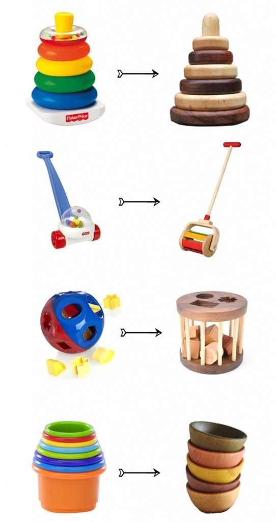 Replace Plastic Toys With Wooden Ones