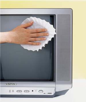 Use Coffee Filters To Clean Tvs, Monitors, And Other Screens