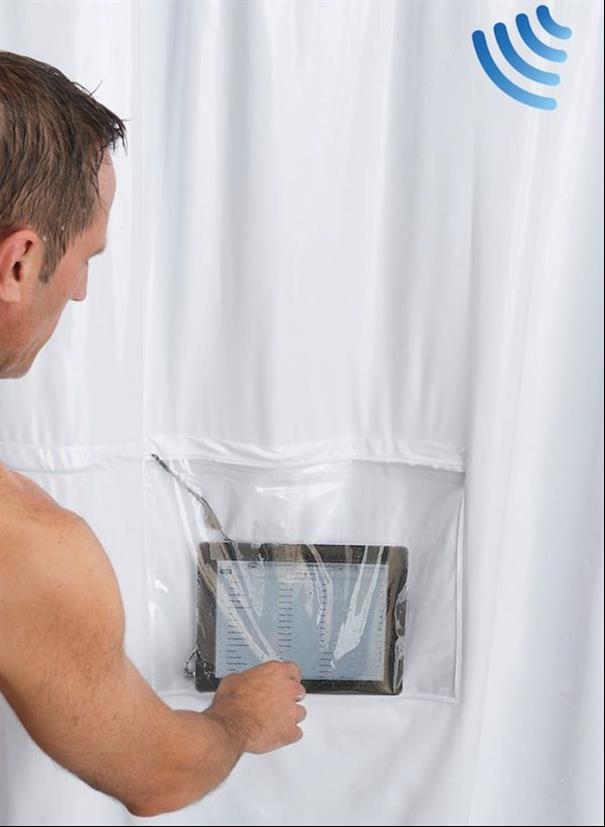 Waterproof Shower Curtain For Ipad