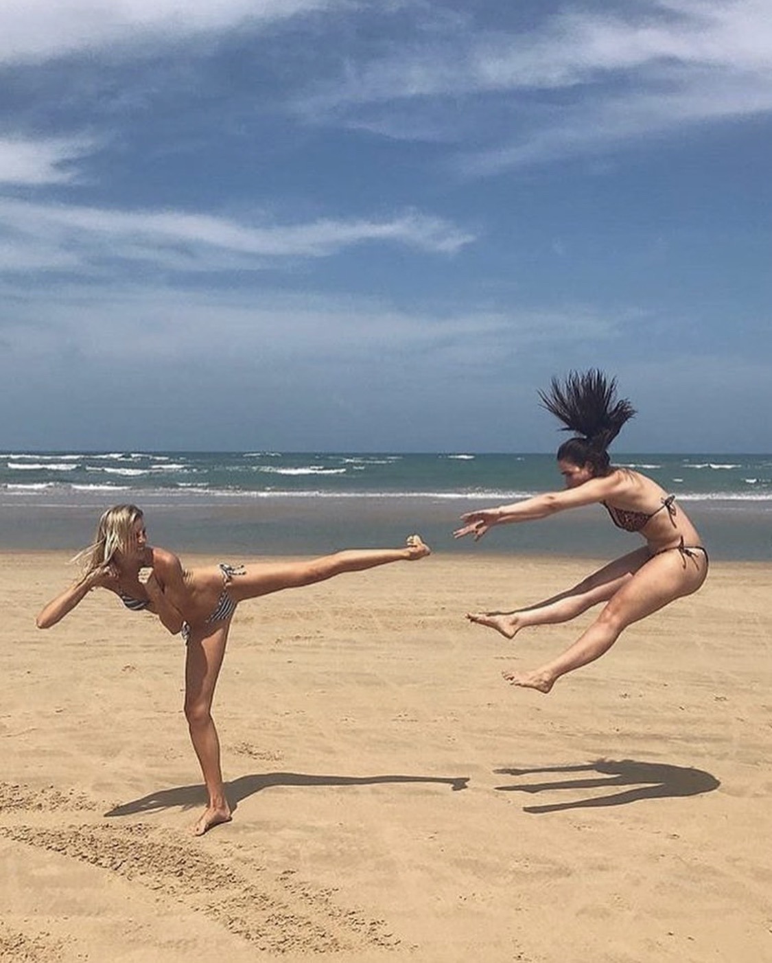 Why not try some action in beach photos
