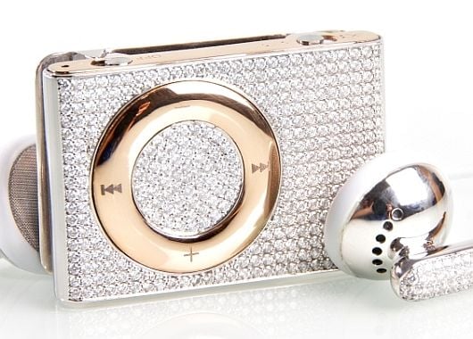 18k Gold Plated Mp3 Player With 430 Diamonds Encrusted