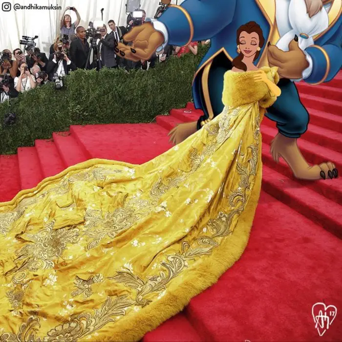 Beauty and the Beast on the Red Carpet 