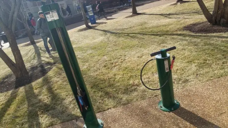 Bike Repair Stations on a Campus
