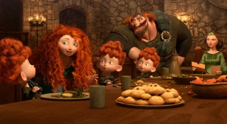 Brave movie characters eating in mind 