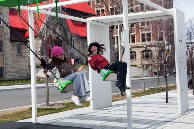 Bus Stops Design Swings