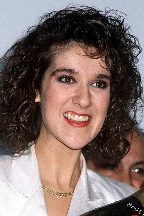 Celine Dion Before Getting Her Teeth Fixed