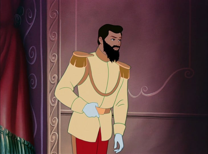 Cinderella Prince with a beard 