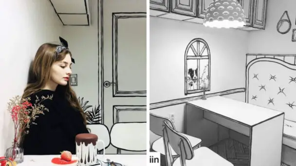 Coffee Shop In Seoul Makes You Feel Like You're In A Cartoon