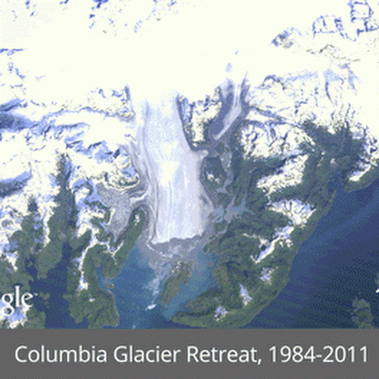 Columbia Glacier Melting