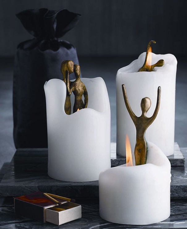 Creative Candle Designs from figures