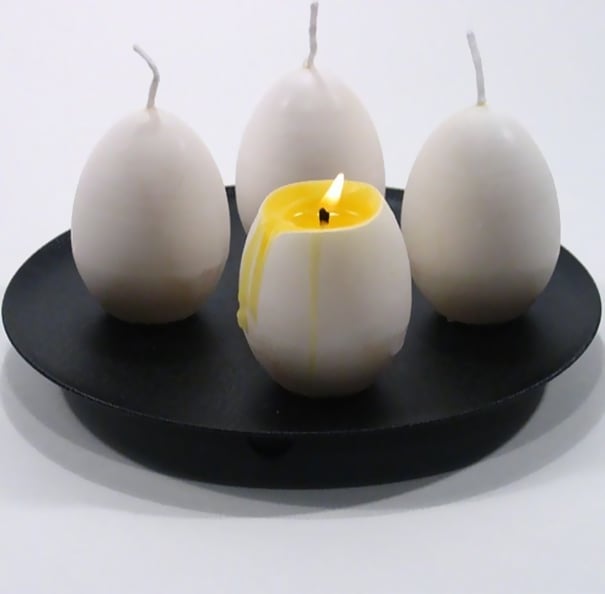 Creative Candle Designs in egg shape