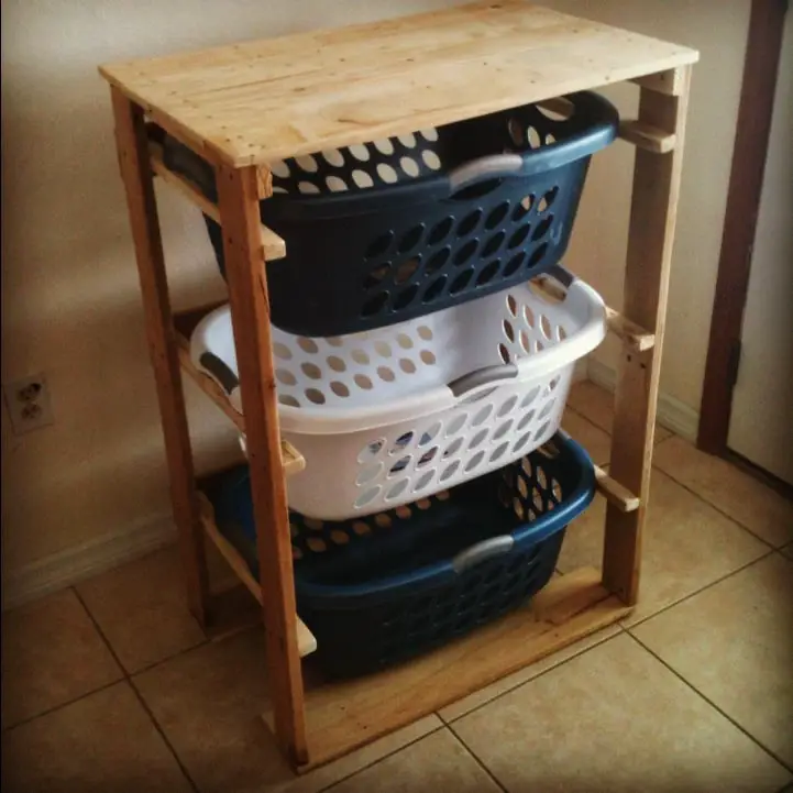Dirty Laundry Carrier with Pallets