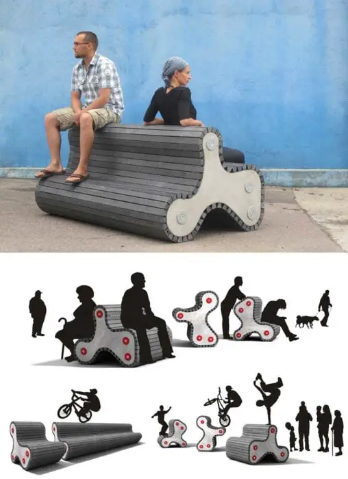 Fun Functional Skateboard Seats Design