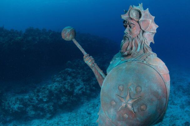 God Of The Sea Prowling The Reefs