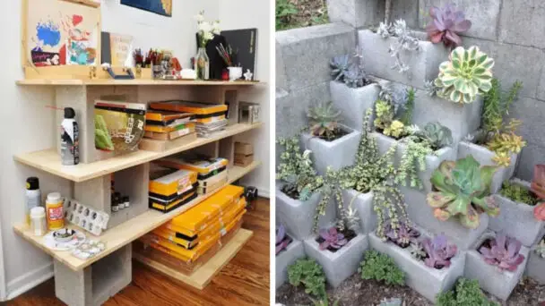Ideas For Decorating Your Home Using Cinder Blocks