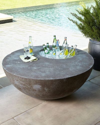 Ideas For Decorating With Cement A Refreshing Cooler