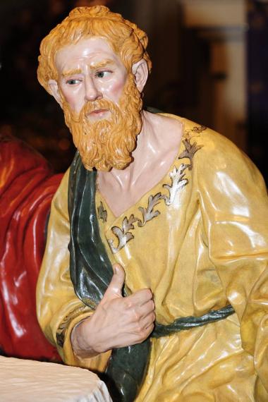 In England, Spain and France it is common to see a red-haired Judas 