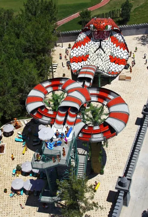 King Cobra Slide at Six Flags, New Jersey 