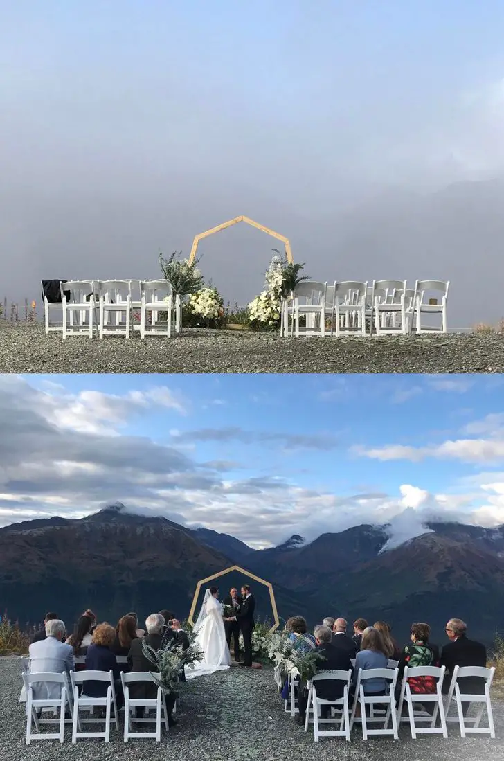 Nature Did The Right Thing To Make The Ceremony Go As Smoothly As Possible