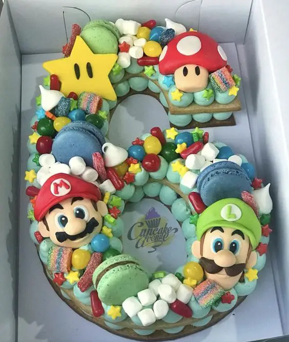 Number Cakes for video game lover
