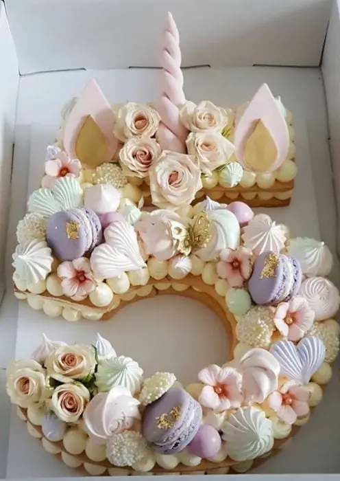 Number style cakes