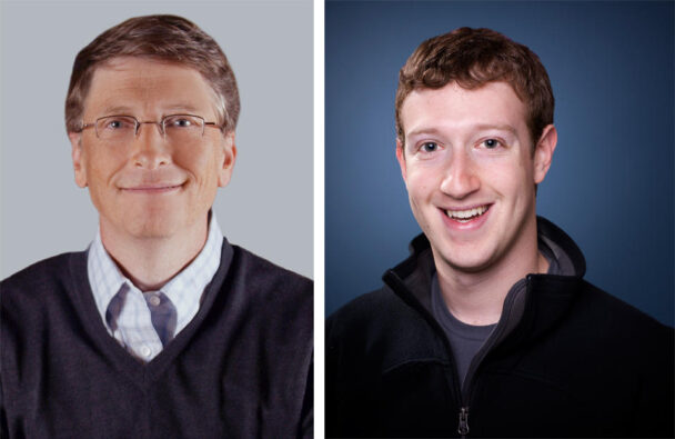 Photographs Of Bill Gates Mark Zuckerberg