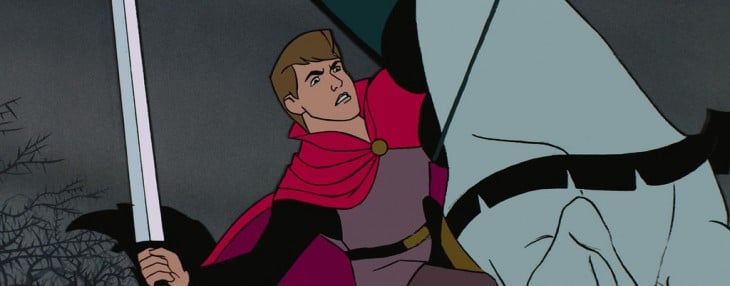 Prince Philip from the movie Sleeping Beauty Without a Beard 