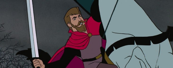Prince Philip from the movie Sleeping Beauty with a Beard 