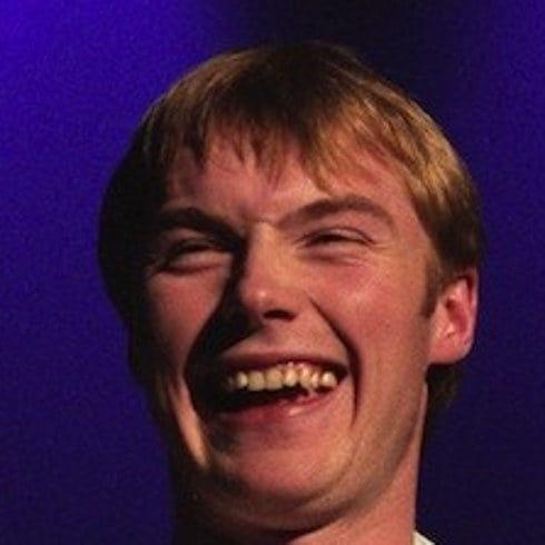 Ronan Keatin with yellow teeth