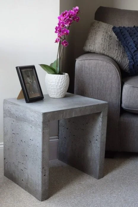 Serving Tables Ideas For Decorating With Cement