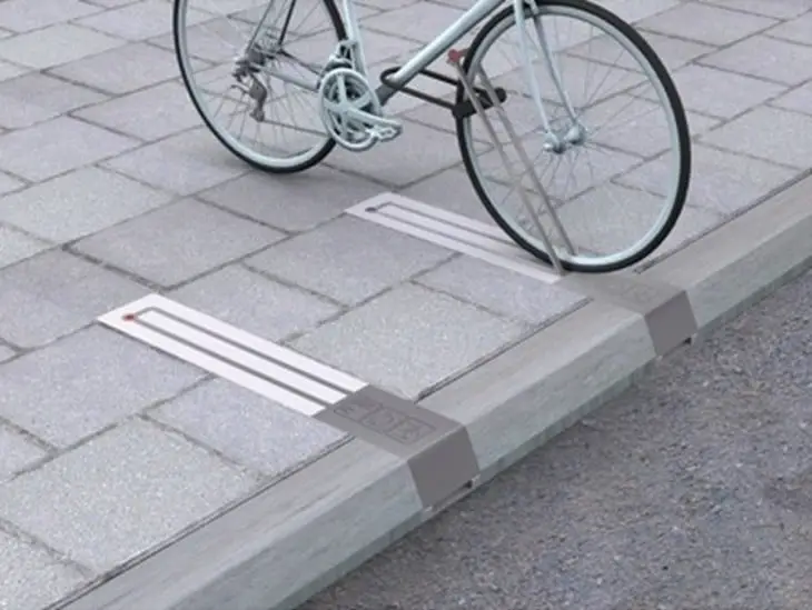 Space-saving bike parking 
