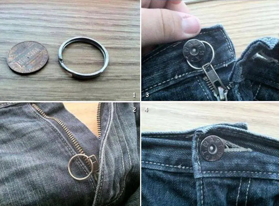 Trick For When The Zipper Of Your Pants Fails